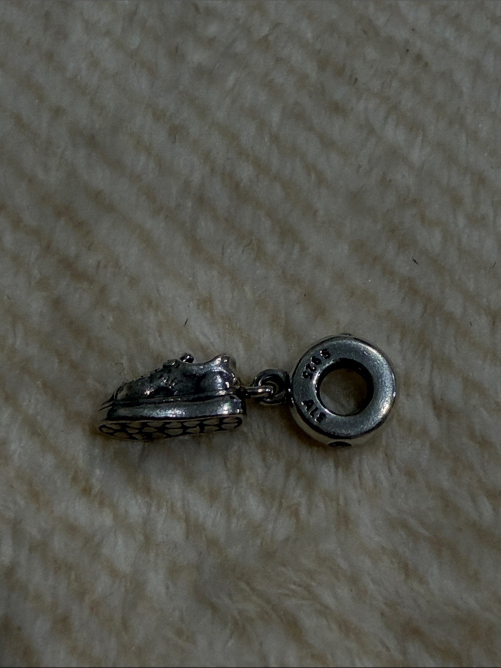 Pandora RETIRED Sterling Silver Sneaker Dangle Charm